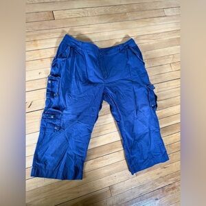 Lauren Ralph Lauren navy blue‎ cargo pants Gorpcore outdoor hiking